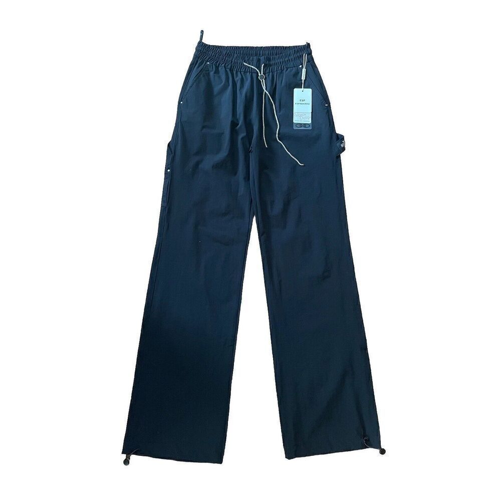 Esparanto Women’s Pants Lightweight Cargo Black Size S (27 European) Brand New